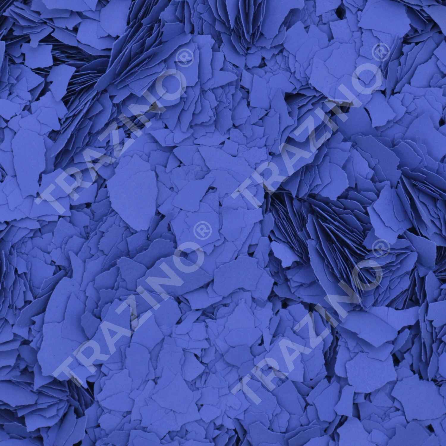 Trazino® Farbchips in Violettblau zum Einstreuen für Beschichtungen Trazino® Farbchips in Violettblau zum Einstreuen für Beschichtungen